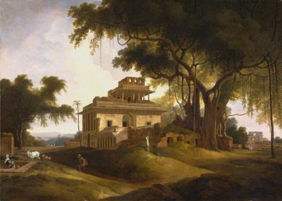 Ruinen des Naurattan, Sasaram, Bihar von Rev. Edward Thomas Daniell